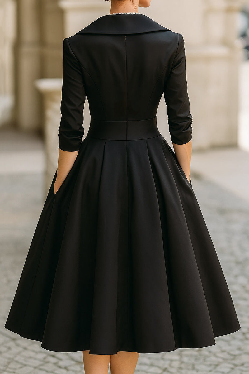 Ariella | Robe midi en satin