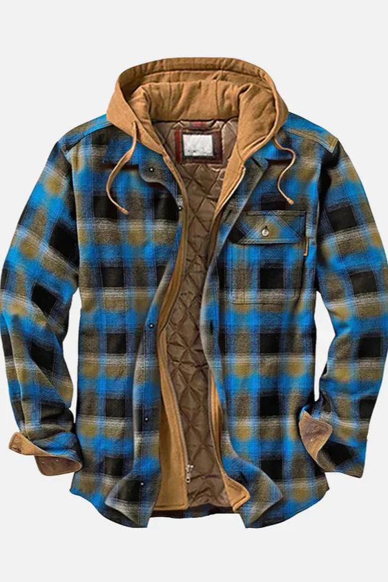 Léon | Veste patchwork à carreaux