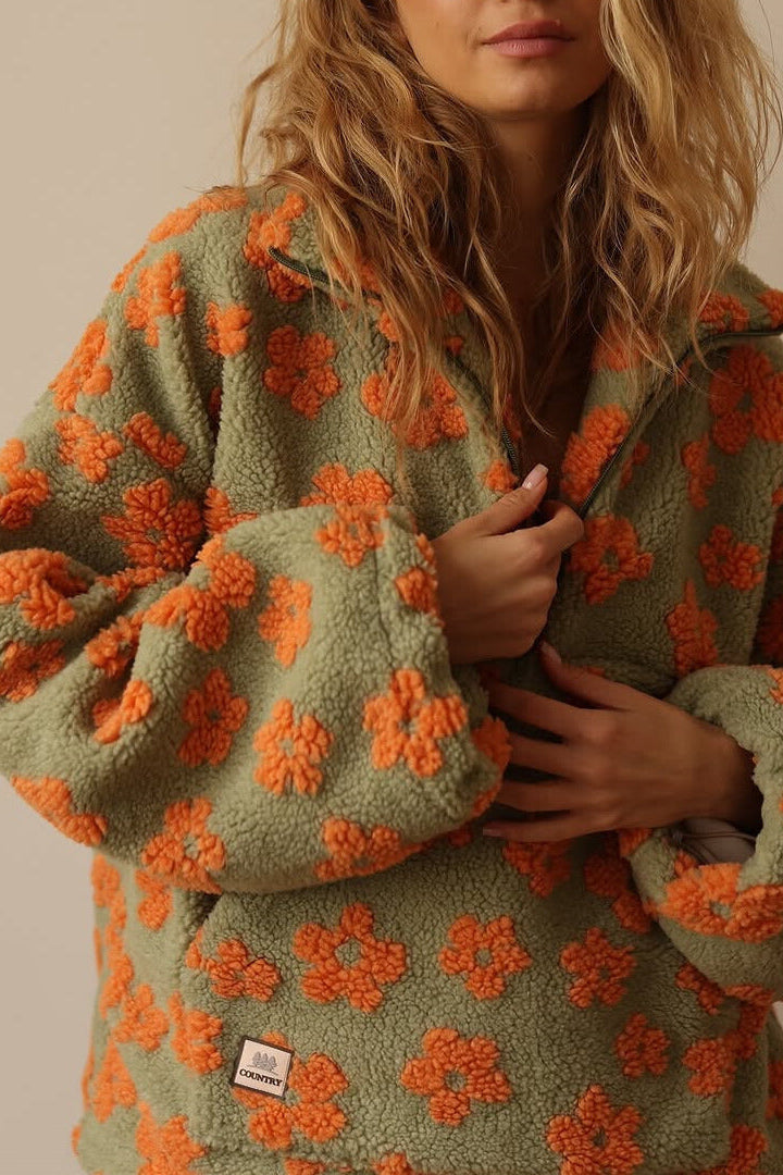 Ninon | Pull Fleuri Doux & Chic