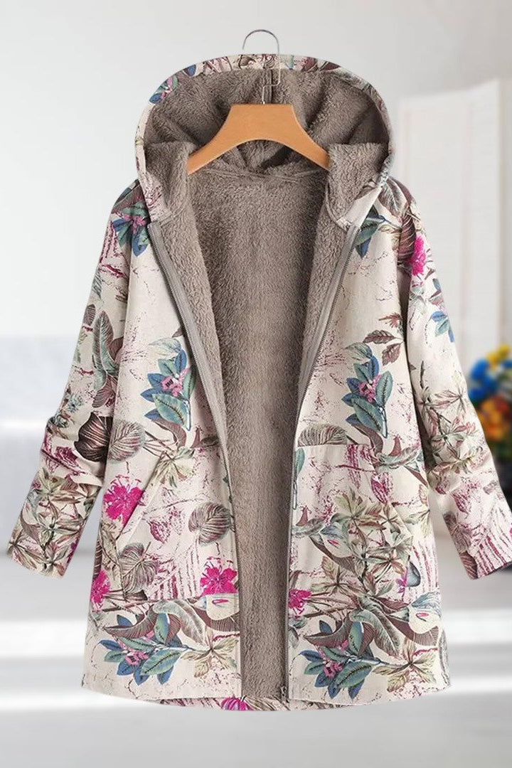 Camellia | Manteau chaud doublé polaire