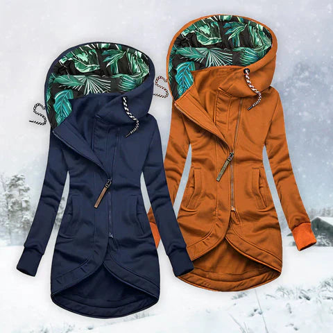 Amelia | Manteau d’hiver élégant et chaud avec capuche
