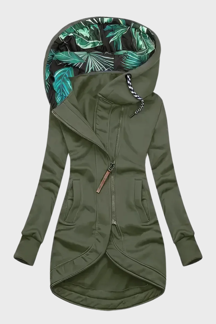 Amelia | Manteau d’hiver élégant et chaud avec capuche