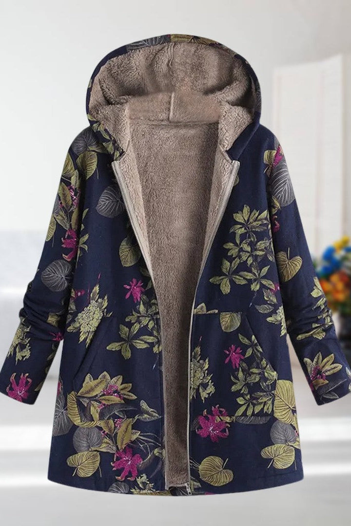Camellia | Manteau chaud doublé polaire