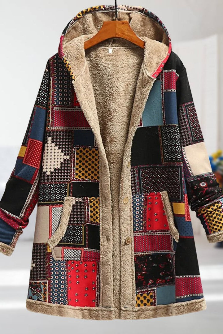 Camellia | Manteau chaud doublé polaire