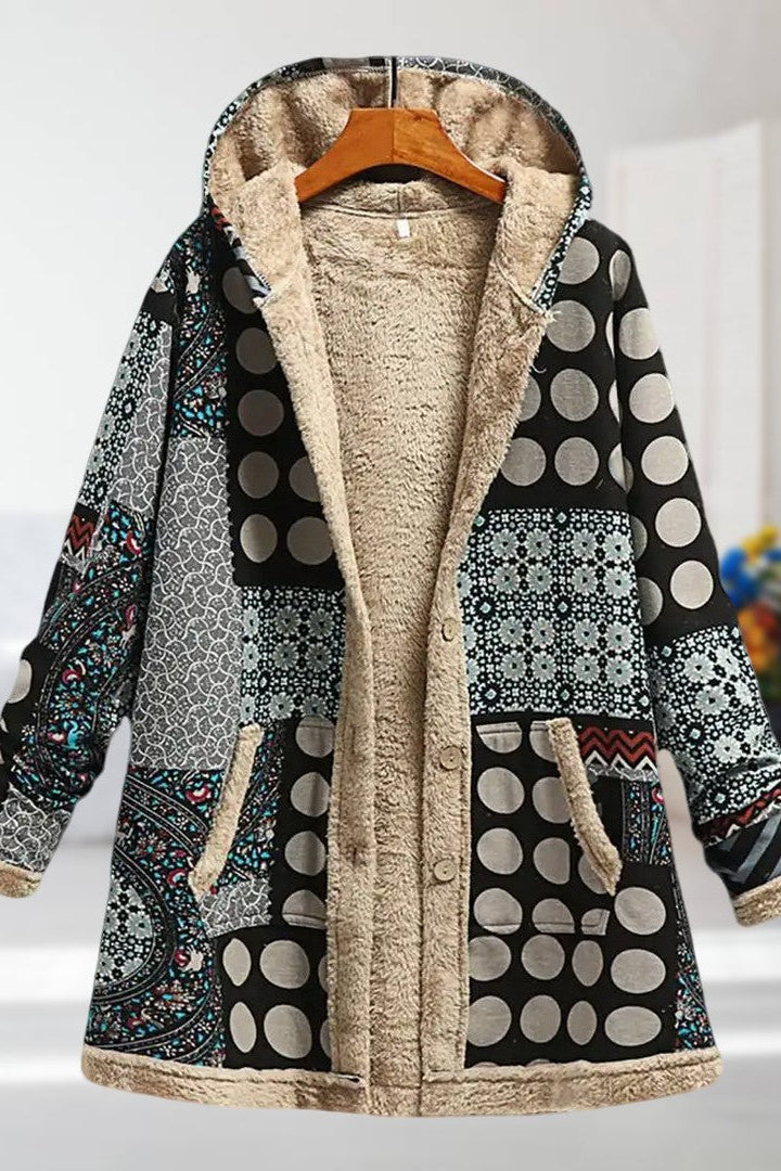 Camellia | Manteau chaud doublé polaire