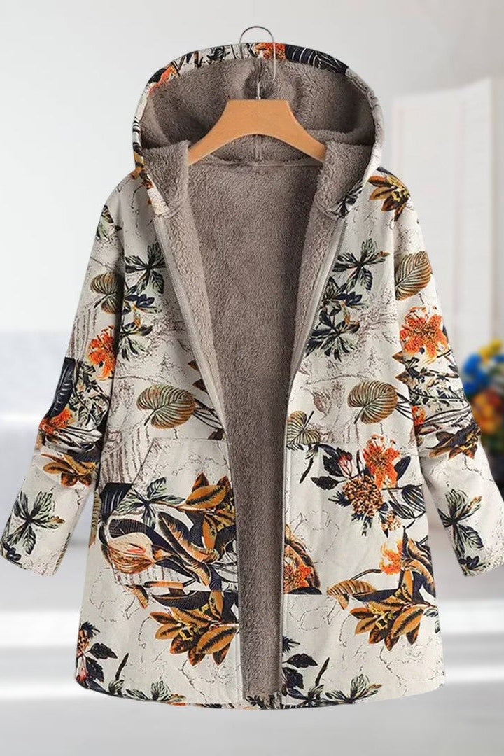 Camellia | Manteau chaud doublé polaire