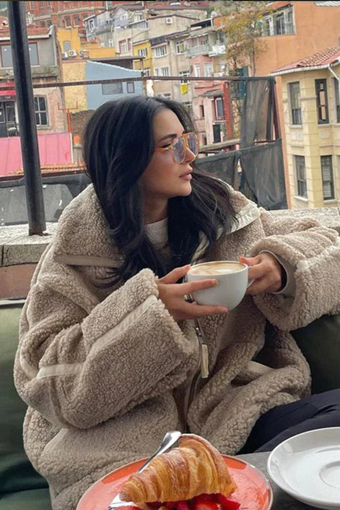 Andrea | Manteau d’hiver oversize décontracté