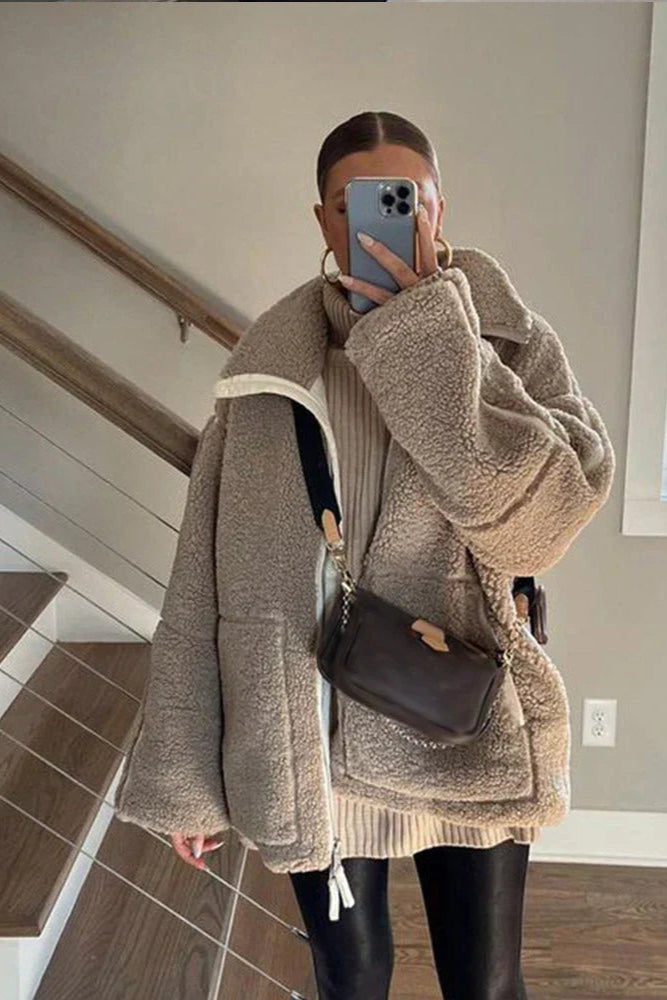 Andrea | Manteau d’hiver oversize décontracté