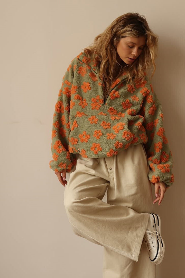 Ninon | Pull Fleuri Doux & Chic