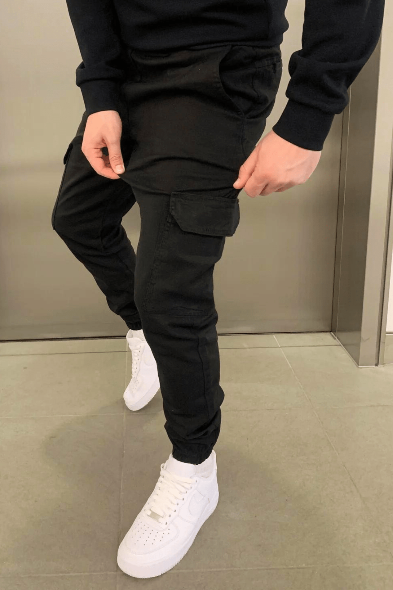 Charles | Jogger cargo coupe ajustée