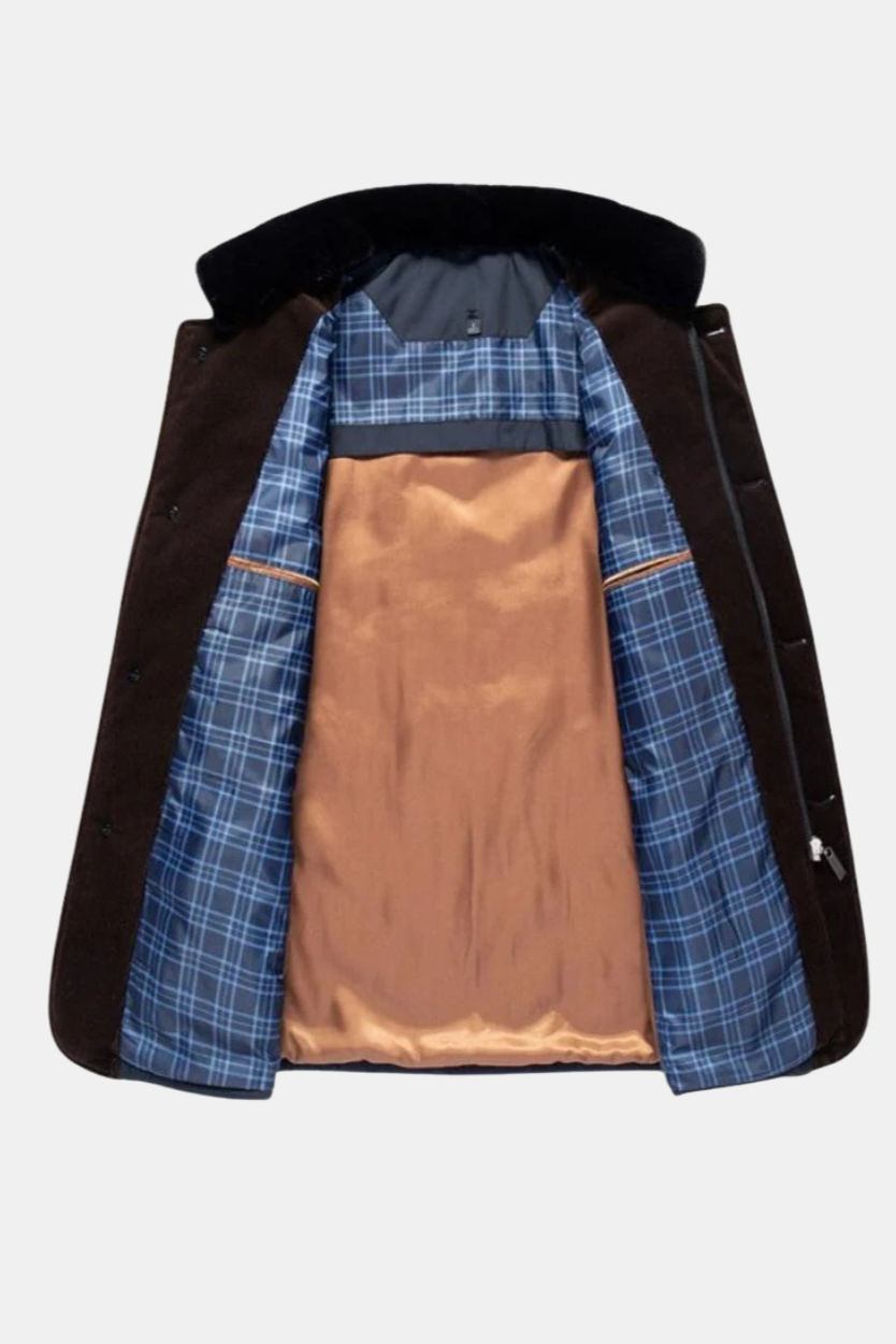 Xavier | Veste Matelassée Élegante à Col Montant