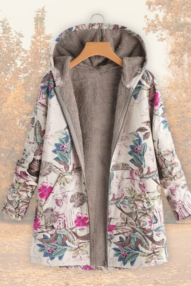 Camellia | Manteau chaud doublé polaire