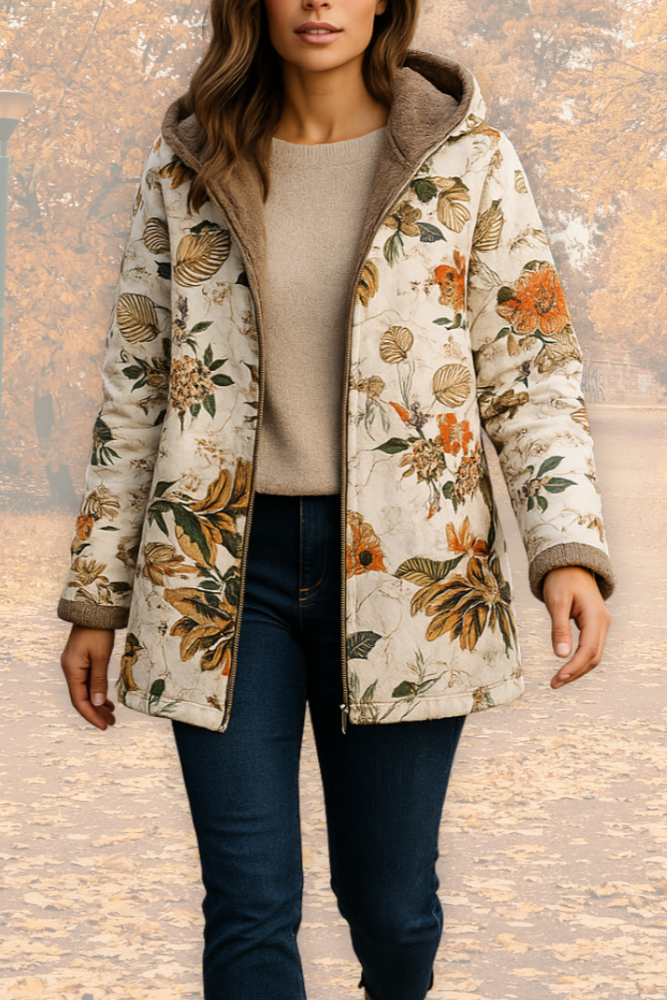 Camellia | Manteau chaud doublé polaire