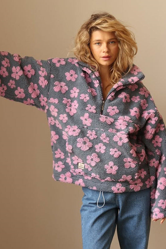 Ninon | Pull Fleuri Doux & Chic